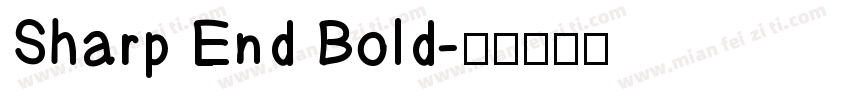 Sharp End Bold字体转换